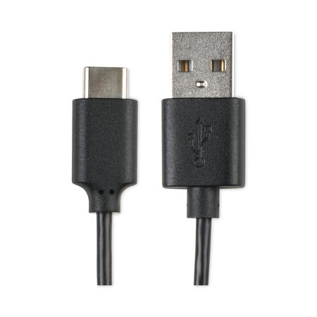 Jensen USB-A to USB-C Cable, 6 ft, Black JU832AC6V